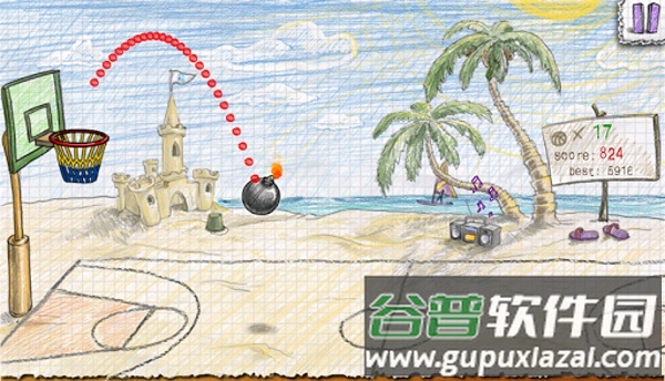 涂鸦篮球2官方版(Doodle Basketball 2)截图4