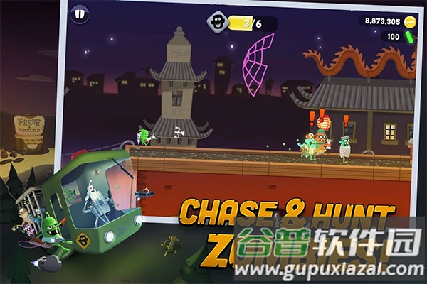 僵尸榨汁机国际服(Zombie Catchers)截图1