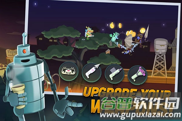 僵尸榨汁机国际服(Zombie Catchers)截图3