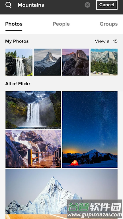 Flickr摄影平台截图3