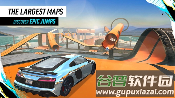 汽车特技比赛下载官方版(Car Stunt Races)截图1