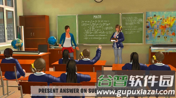 高中校园模拟器中文版最新截图1