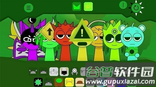 节奏盒子Sprunki绿核手机最新版本截图1