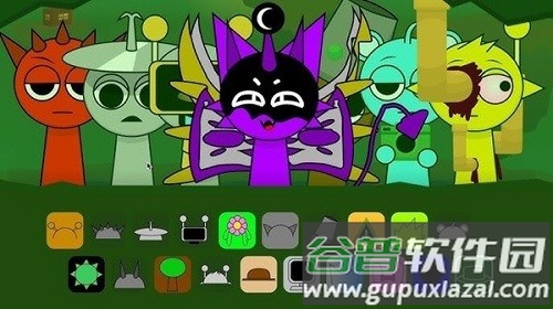 节奏盒子Sprunki绿核手机最新版本截图2