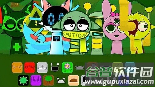 节奏盒子Sprunki绿核手机最新版本截图3