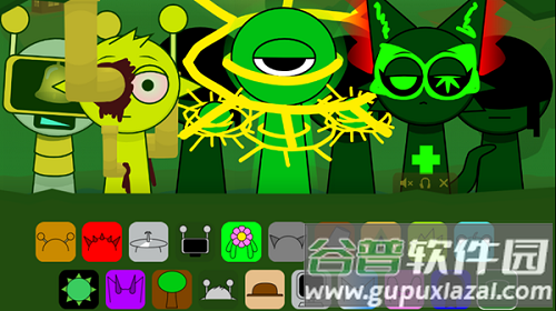 节奏盒子Sprunki绿核手机最新版本截图5