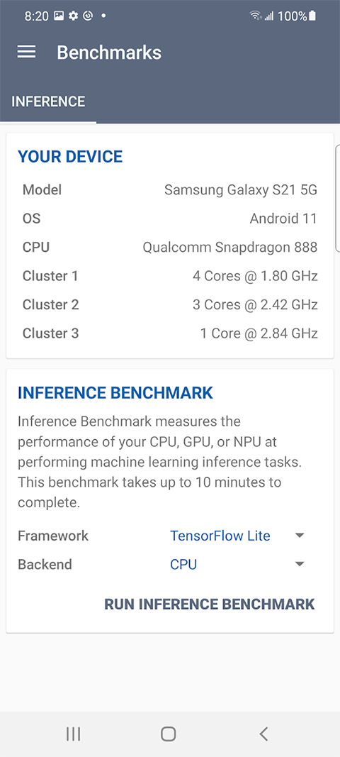 Geekbench ML安卓版截图1