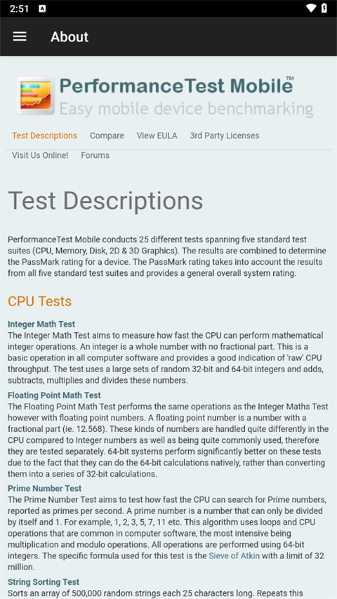PerformanceTest手机版截图4