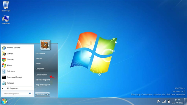win7模拟器英文版