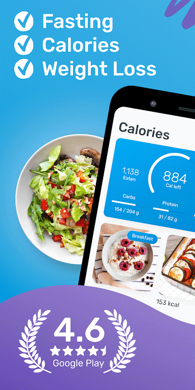 yazio卡路里计数器app截图1