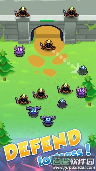 2048骑士合并战斗游戏(2048 Knights Merge Battles)截图2