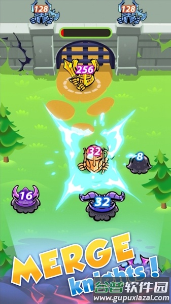2048骑士合并战斗游戏(2048 Knights Merge Battles)截图4