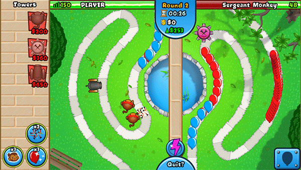 猴子塔防最新版本(BTD Battles)截图1