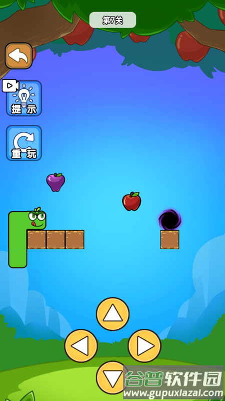 贪食苹果的蛇游戏截图1