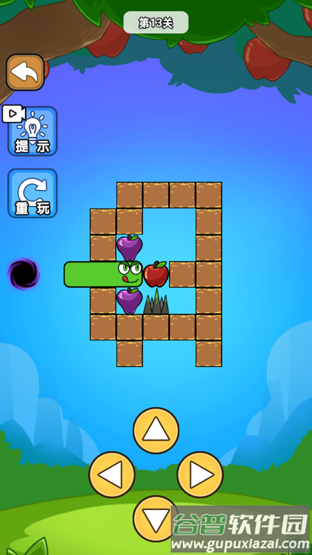 贪食苹果的蛇游戏截图4