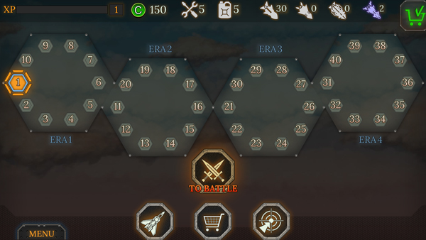 进化战机轰炸手游最新版(Aircraft Evolution)截图2