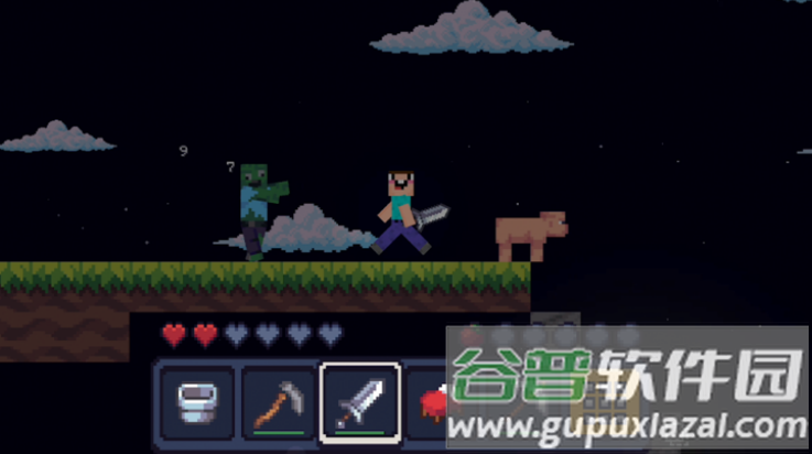 我的世界2d天空之岛游戏截图2