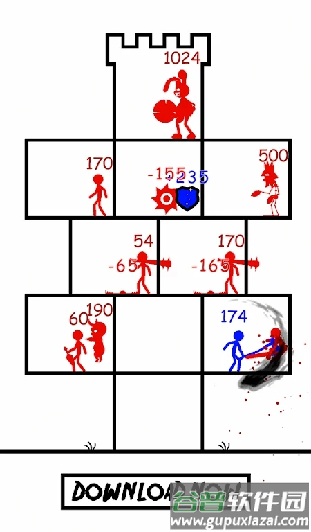 火柴人英雄塔防游戏(Stick Hero: Tower Defense)截图2