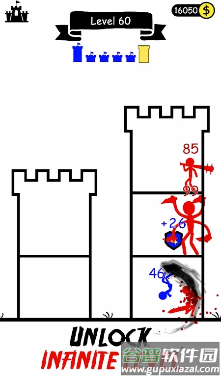火柴人英雄塔防游戏(Stick Hero: Tower Defense)截图4