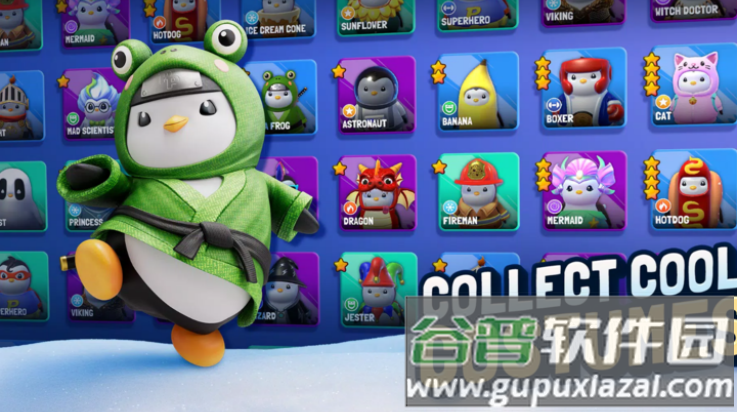 浪漫滑雪萌趣吃鸡游戏(浪漫滑雪：萌趣吃鸡（糖豆人玩法）安装器)截图2