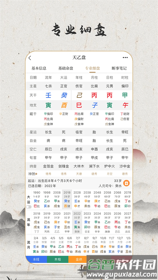天乙盘免费排盘app截图4