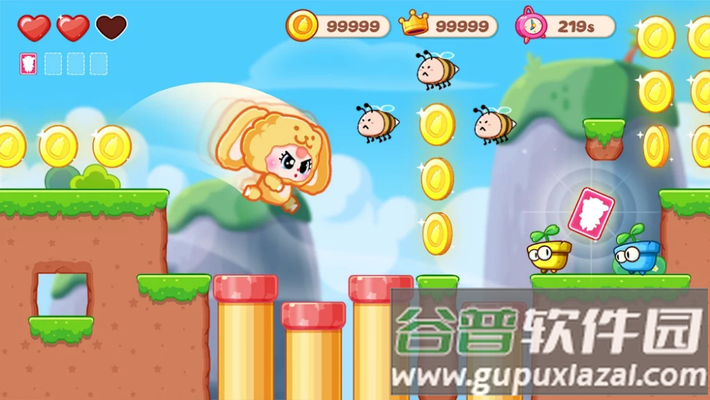 Super Bunny World Adventure超级兔子世界冒险截图2