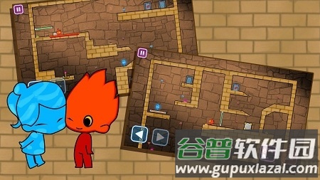 红蓝迷宫大冒险游戏截图2