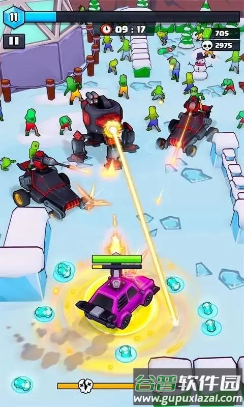 汽车僵尸大战游戏截图1