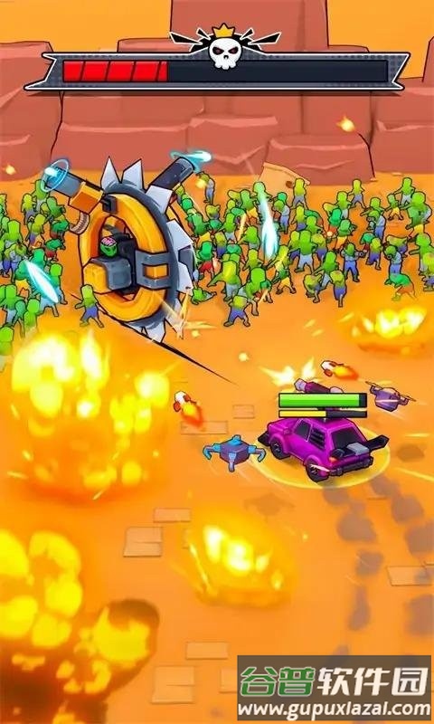 汽车僵尸大战游戏截图2