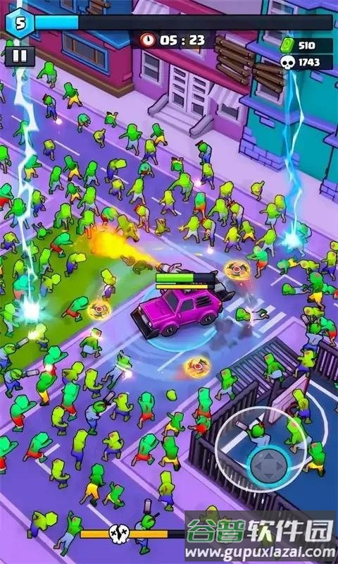 汽车僵尸大战游戏截图3