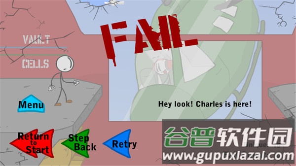 火柴人飞艇逃脱中文版截图1