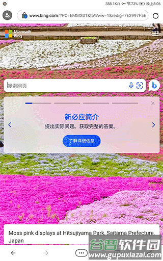 微软必应搜索Bing集成GPT版
