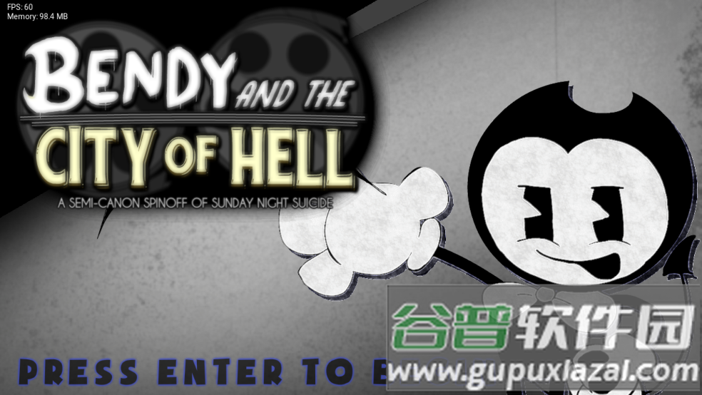 fnf班迪Sunday Night Suicide: Bendy and the City of Hell游戏截图2