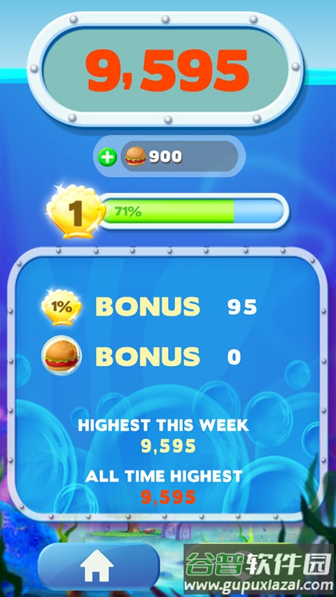 海绵宝宝泡泡派对游戏(Bubble Party)截图1