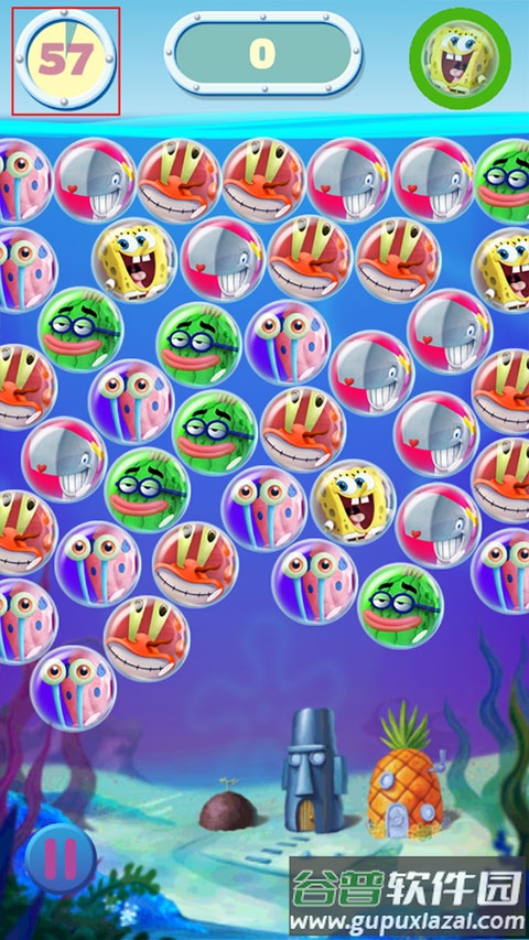 海绵宝宝泡泡派对游戏(Bubble Party)截图4