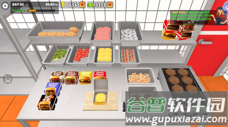 我的汉堡屋模拟器手机版截图1