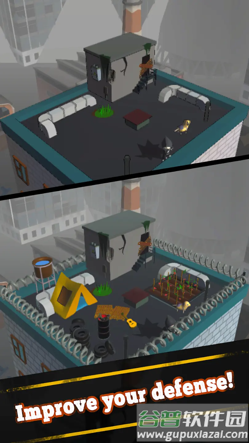 屋顶生存僵尸塔防游戏截图3