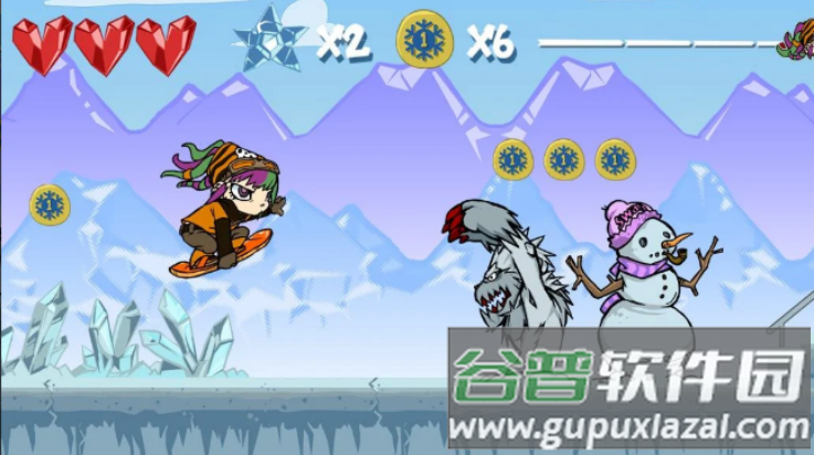 滑雪板女孩游戏截图3