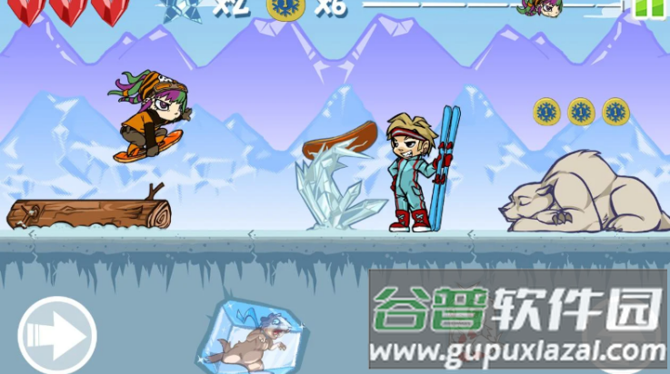 滑雪板女孩游戏截图4