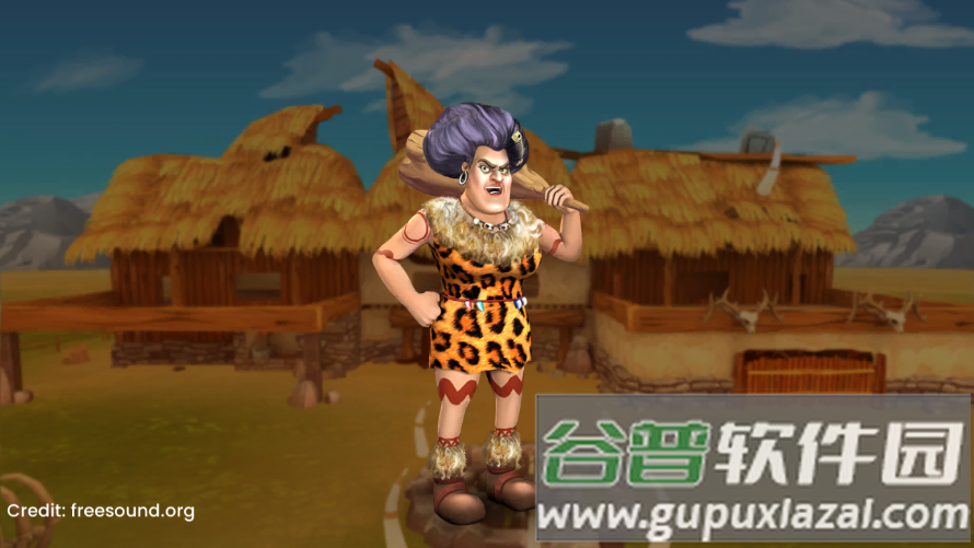 恐怖老师石器时代(Scary Teacher 3D : Stone Age)截图1