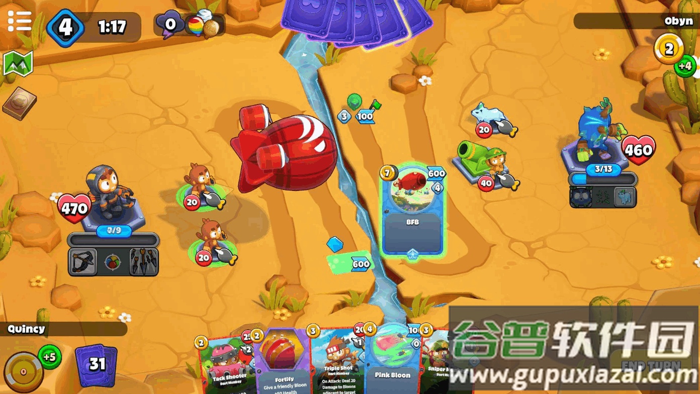 气球塔防卡牌风暴手游(Bloons Card Storm)截图1