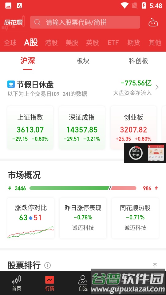 同花顺手机客户端截图2