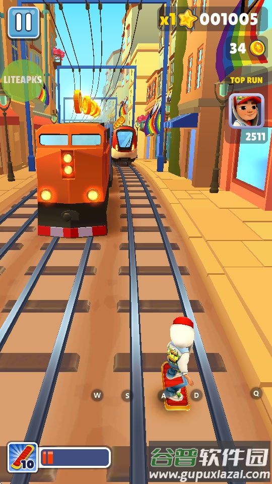 地铁跑酷无限钻石版截图3