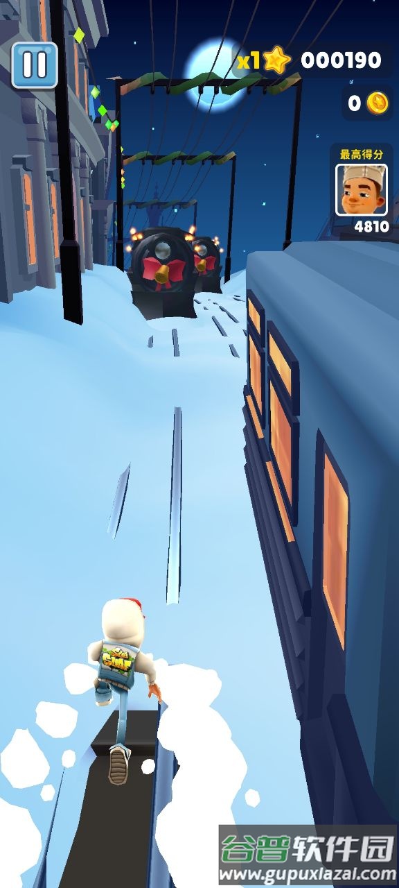 地铁跑酷雪地版国际服(Subway Surf)截图1