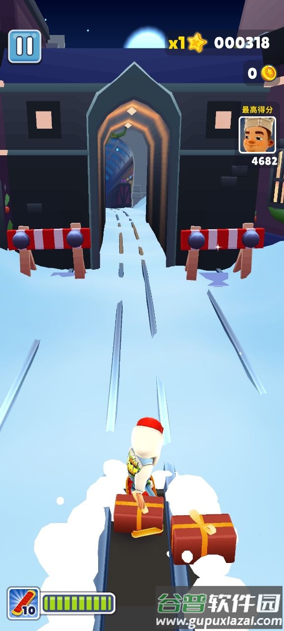 地铁跑酷雪地版国际服(Subway Surf)截图2