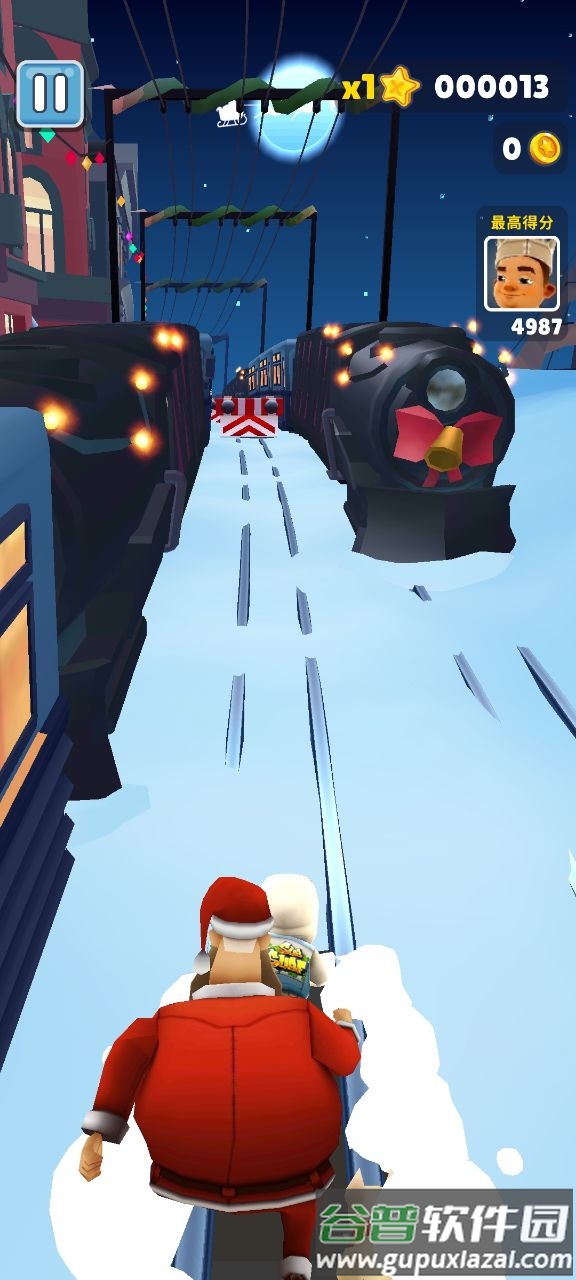 地铁跑酷雪地版国际服(Subway Surf)截图3