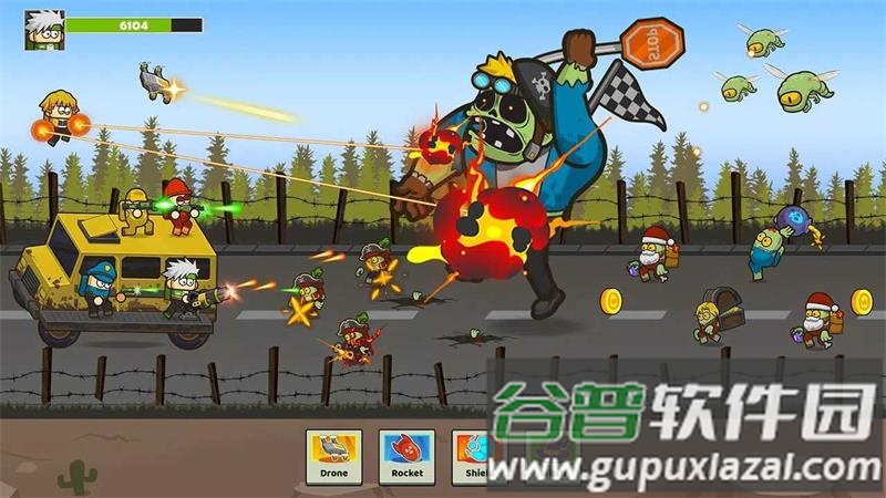 僵尸射手(Train Shooting 2D)手机版截图1