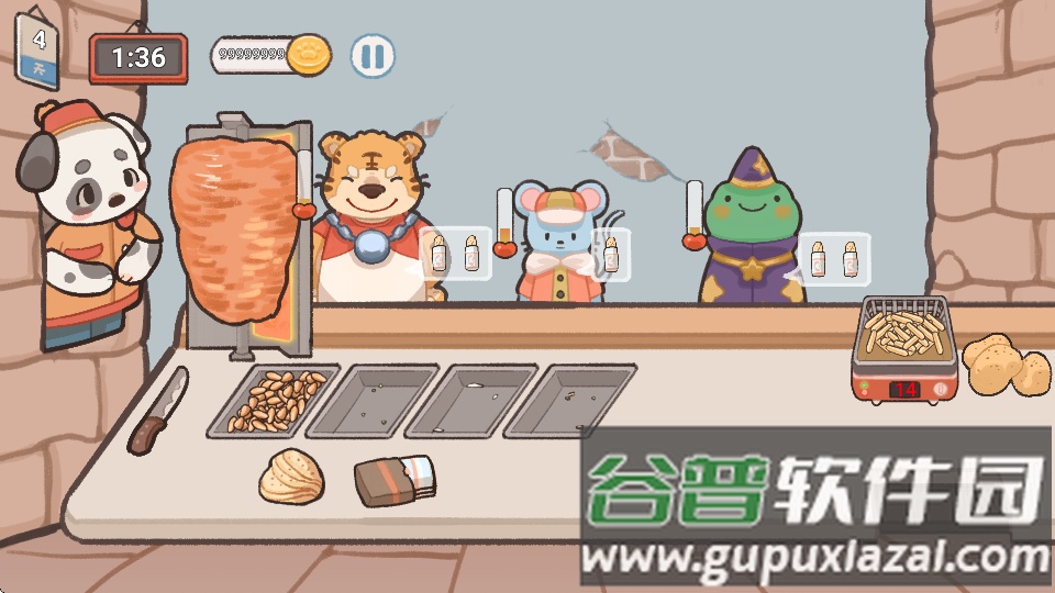 沙威玛美味卷饼可爱动物手游截图3