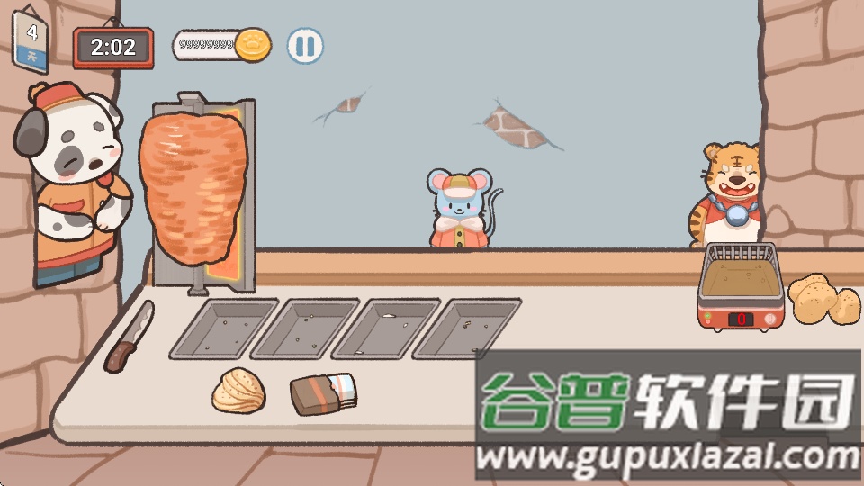 沙威玛美味卷饼可爱动物手游截图4