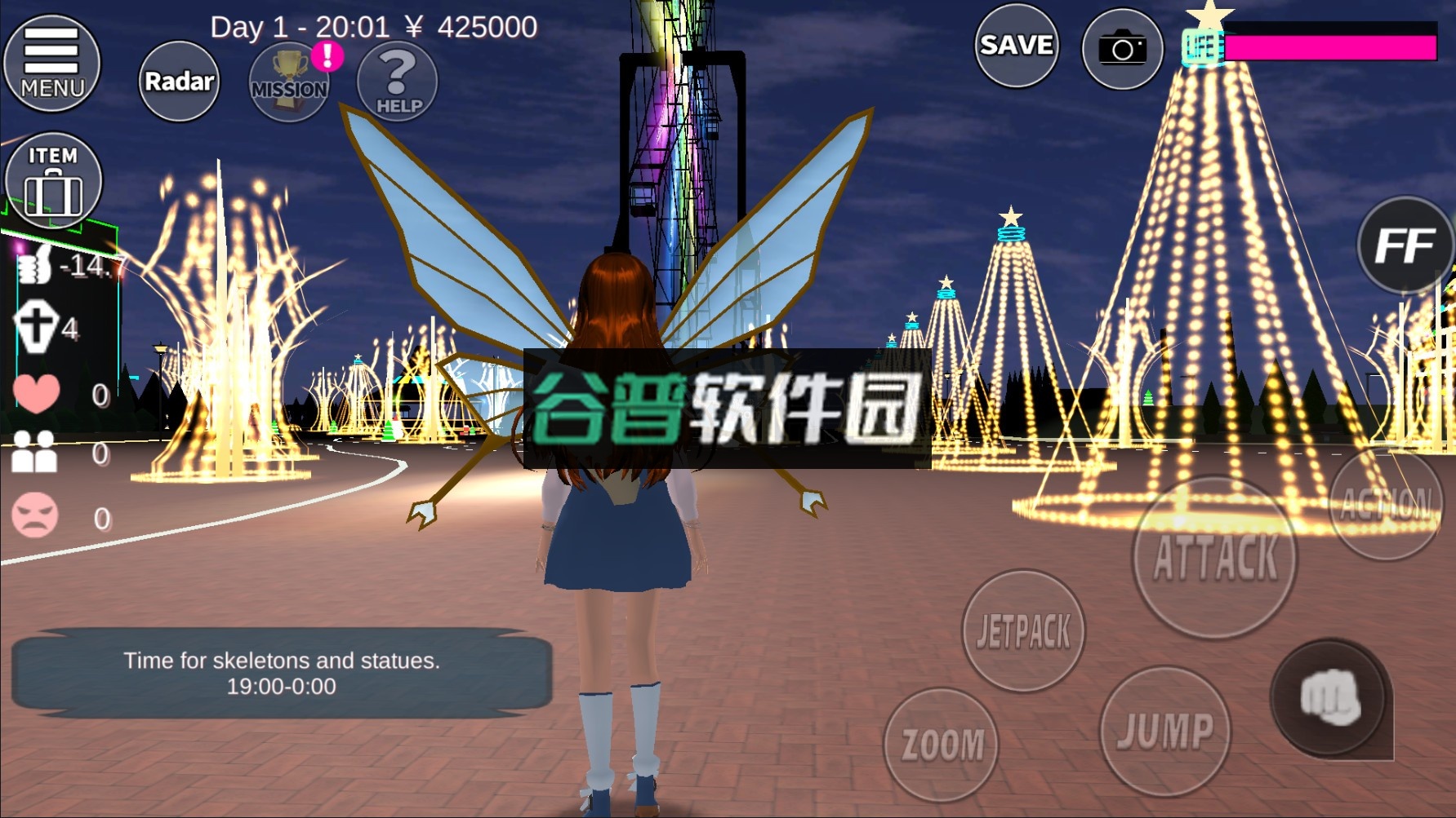 sakuraschooljsi英文版(SAKURA SchoolSimulator)截图6